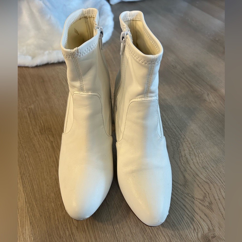 Steve Madden White Boots